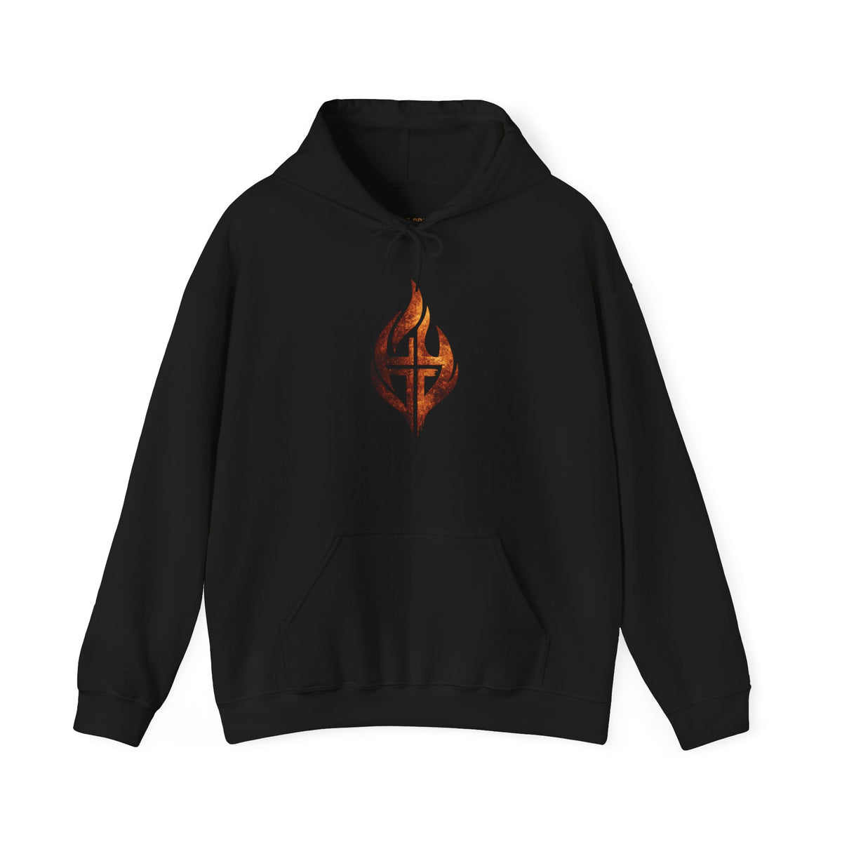 Unisex Flame Cross Hoodie