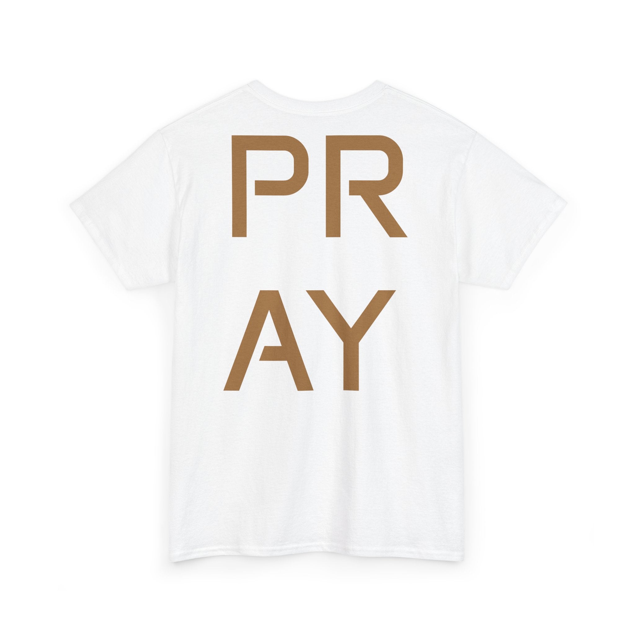 Faith Graphic Tee — "IGNIS & CROSS: Refined by Fire" with PRAY Back