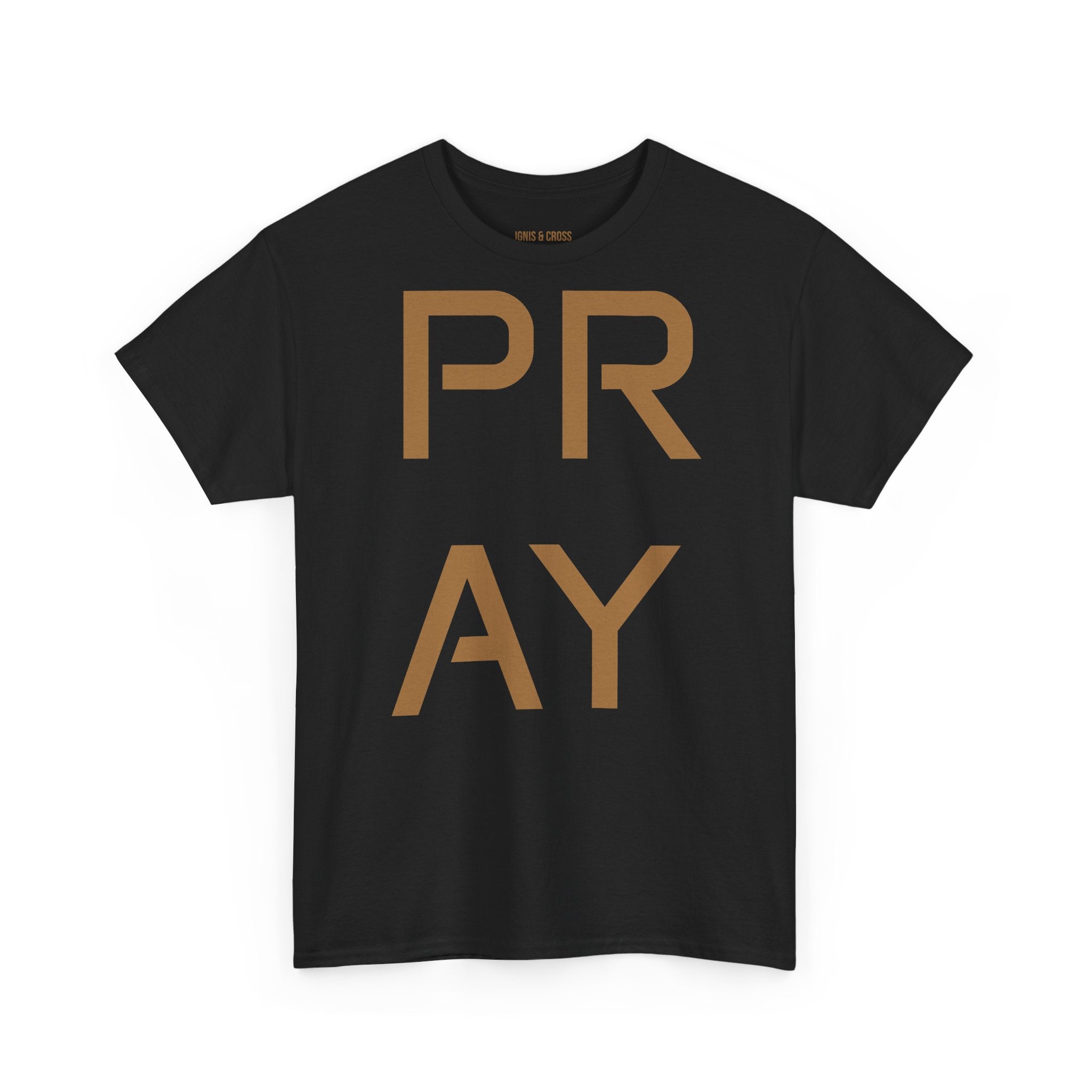 PRAY Minimalist Christian T‑Shirt — Modern Faith Tee