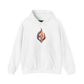 Christian Flame Cross Hoodie — "Refined by Fire. Redeemed by the Cross."