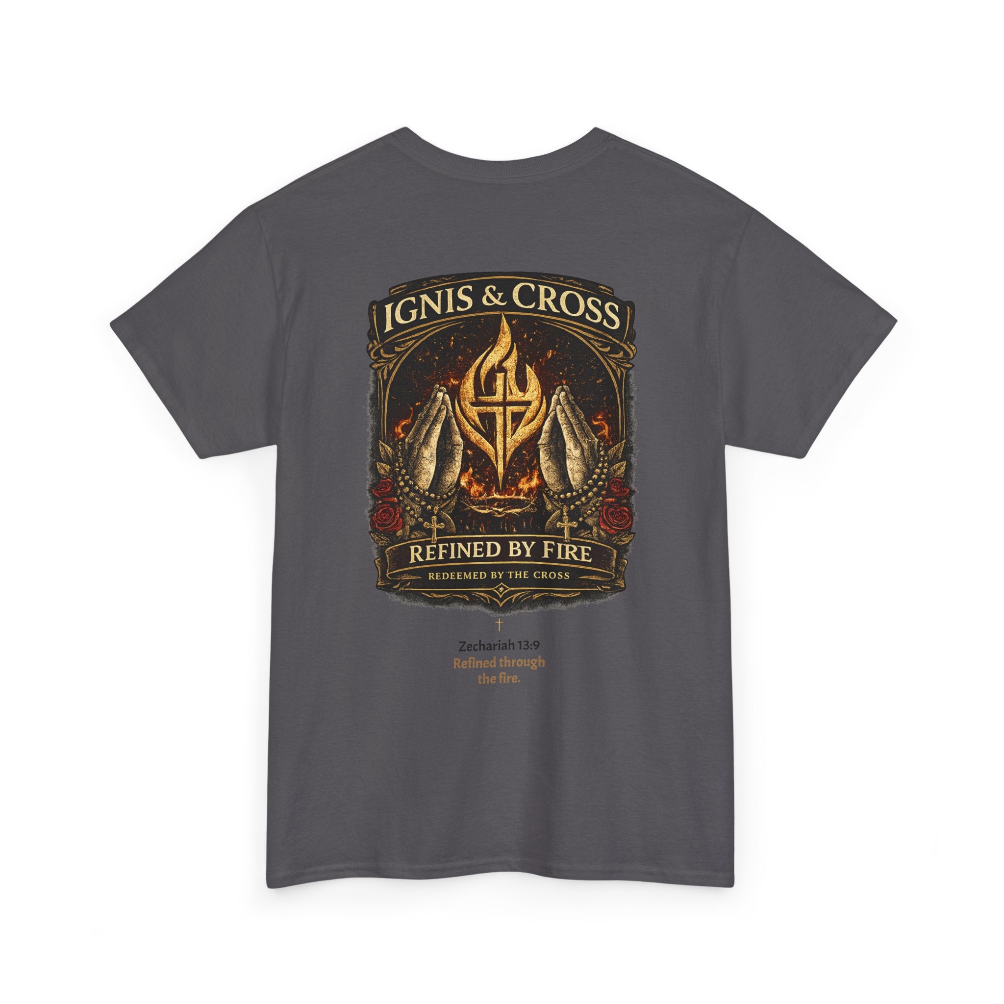 IGNIS & CROSS 'Refined by Fire' Graphic Tee