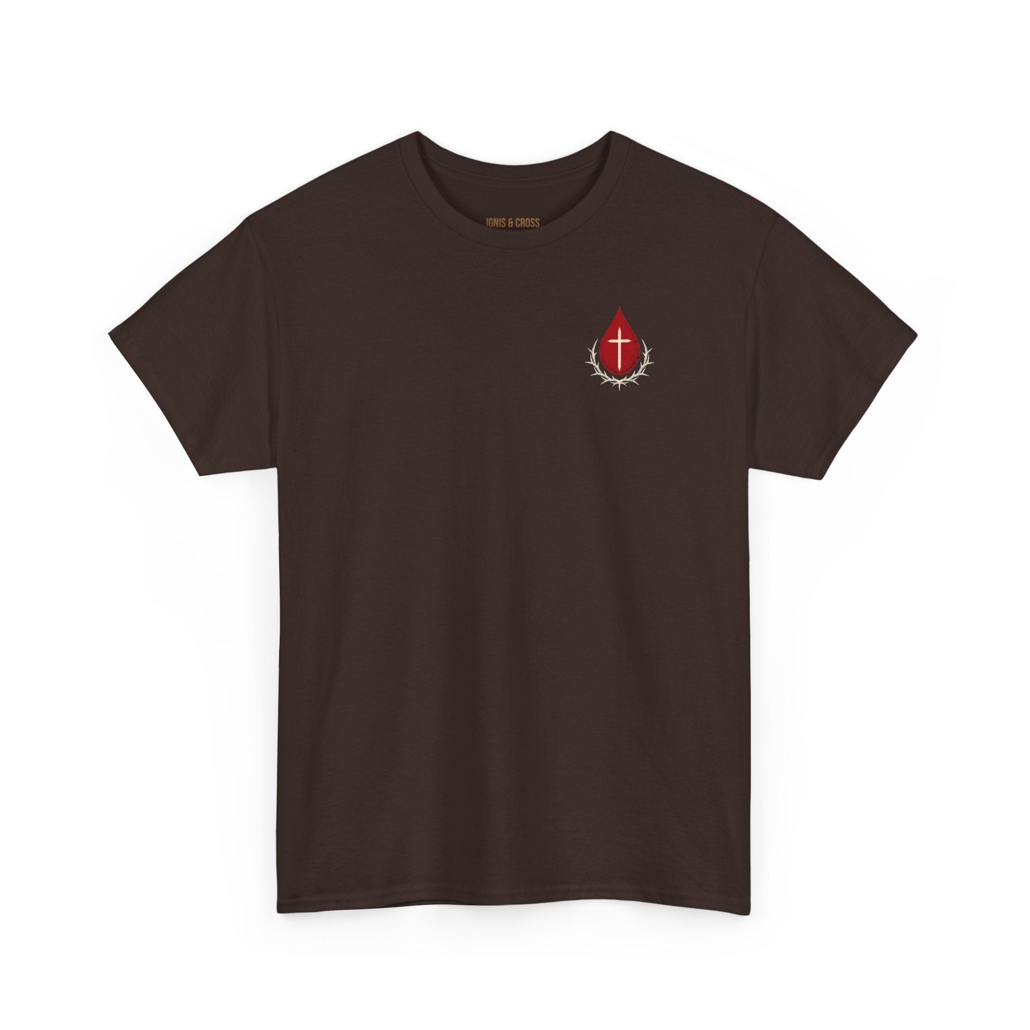 Covered by the Blood T-Shirt — Christian Faith Cross Graphic Tee