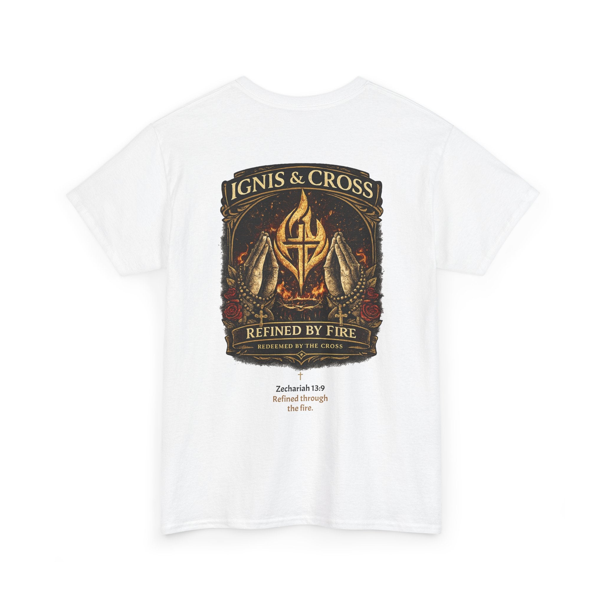 IGNIS & CROSS 'Refined by Fire' Graphic Tee