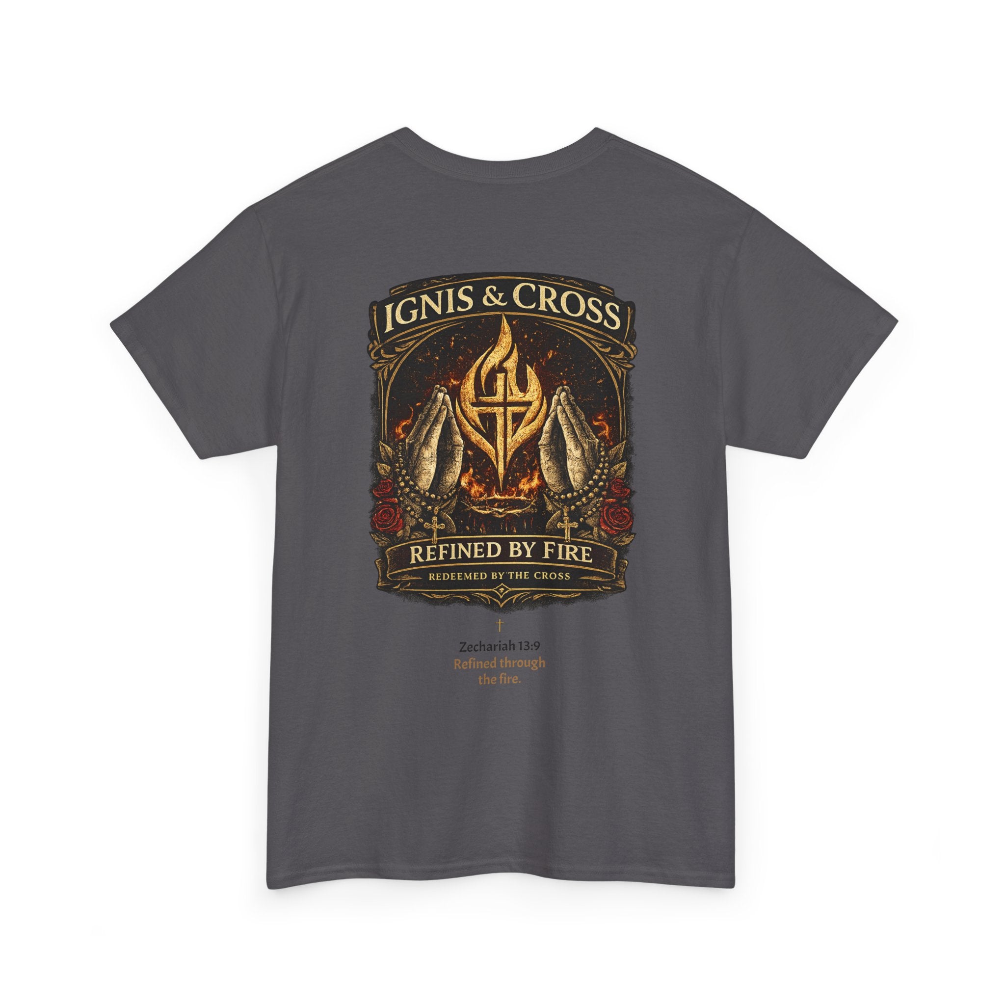 IGNIS & CROSS 'Refined by Fire' Graphic Tee