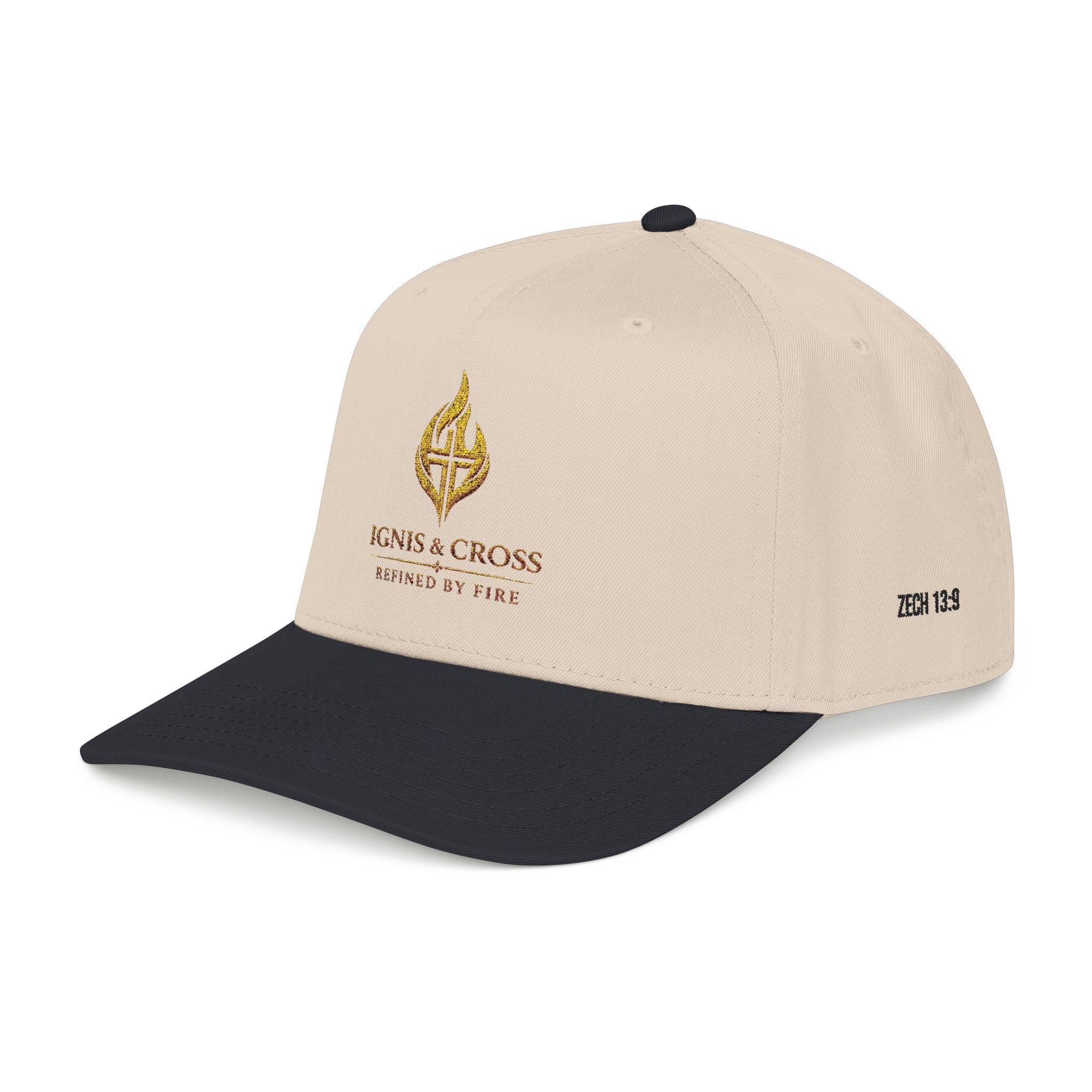 Flame Refined by Fire— Zech 13:9 Embroidered Hat