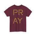 PRAY Minimalist Christian T‑Shirt — Modern Faith Tee