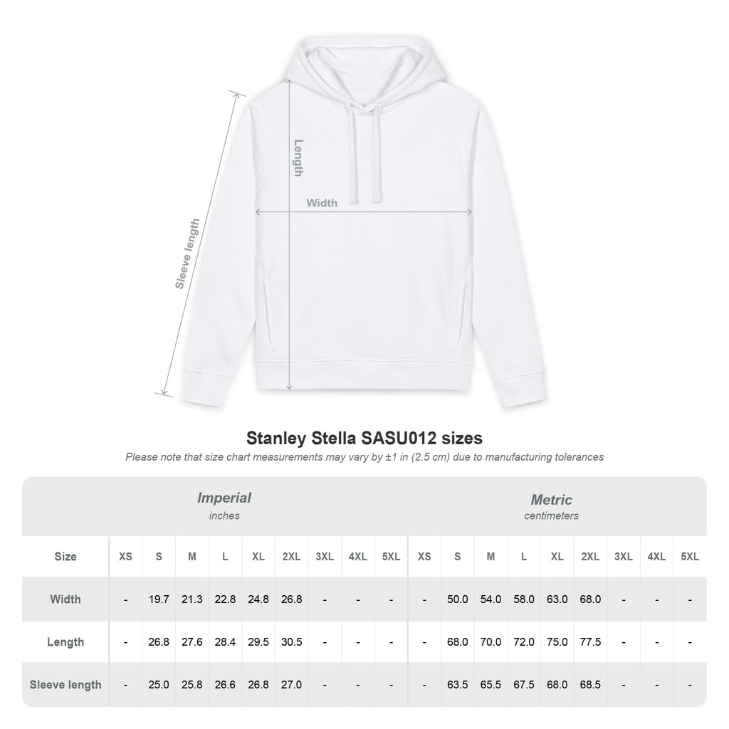 Abstract Metallic Cross Hoodie — Minimalist Artistic Pullover