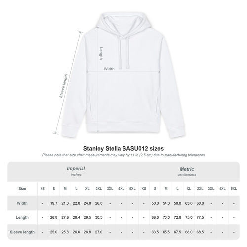 Abstract Metallic Cross Hoodie — Minimalist Artistic Pullover