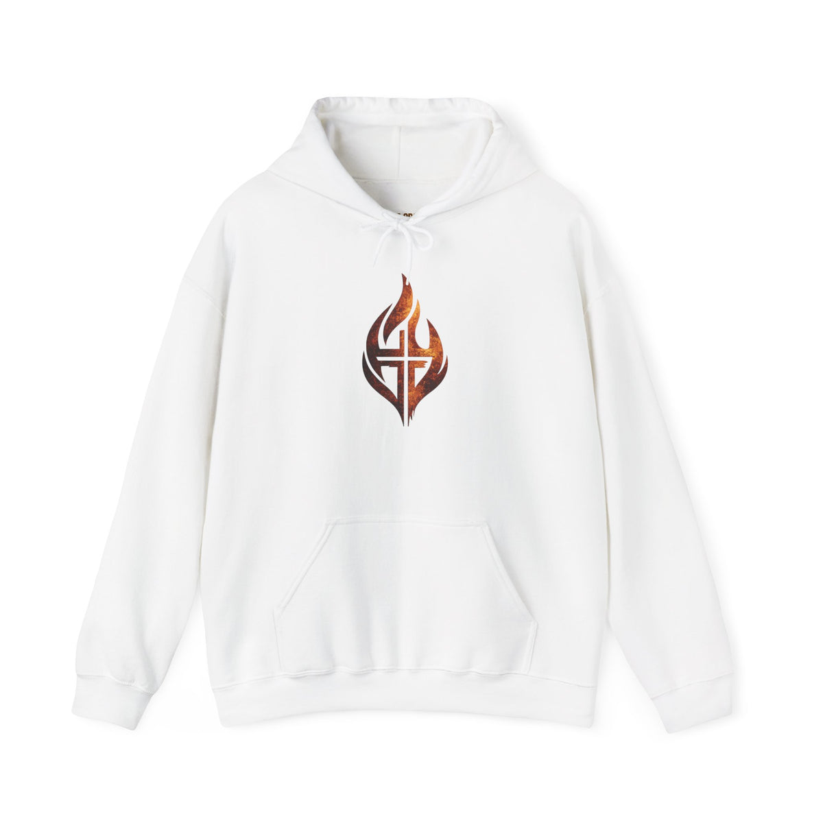 Unisex Flame Cross Hoodie