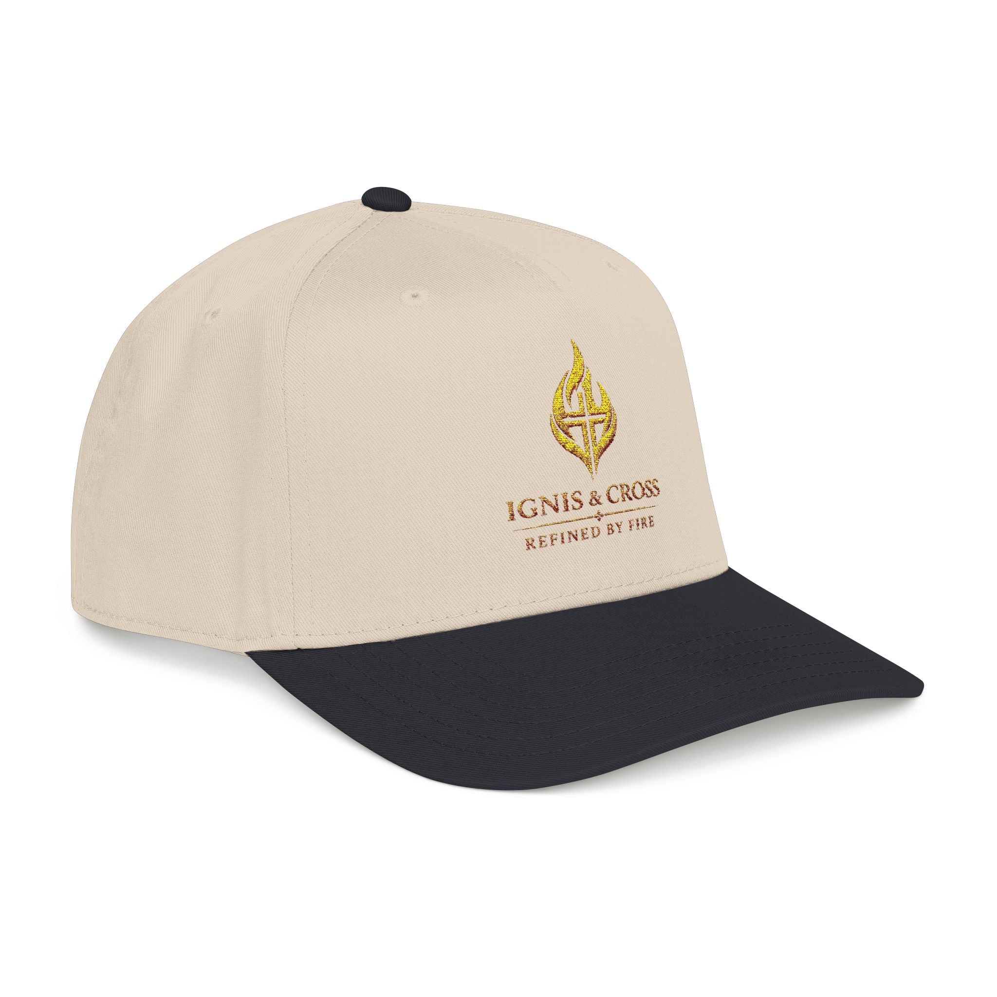 Flame Refined by Fire— Zech 13:9 Embroidered Hat